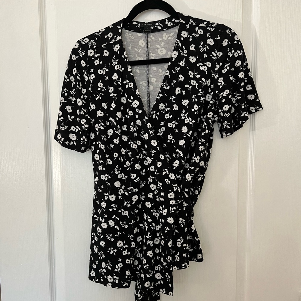 Ann Taylor Wrap Top